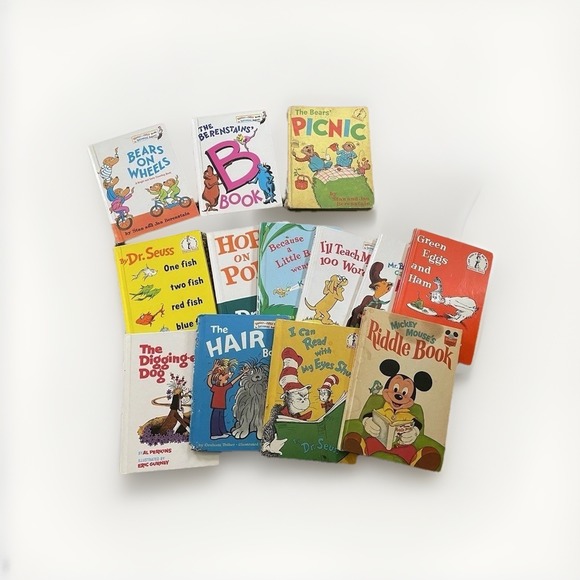 dr suess Other - Dr. Seuss Book Lot Cat In‎ Hat Hop Pop ABC Fish Berenstein Bears Green Eggs